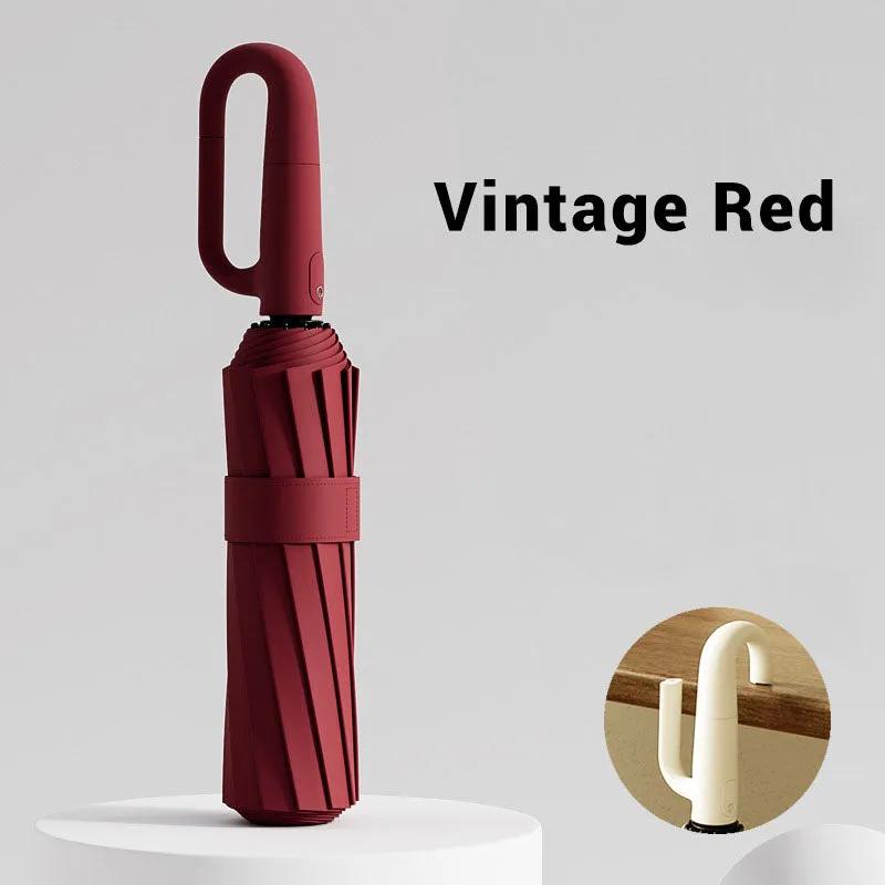 Reflective Safety Strip Ring Buckle Umbrella
