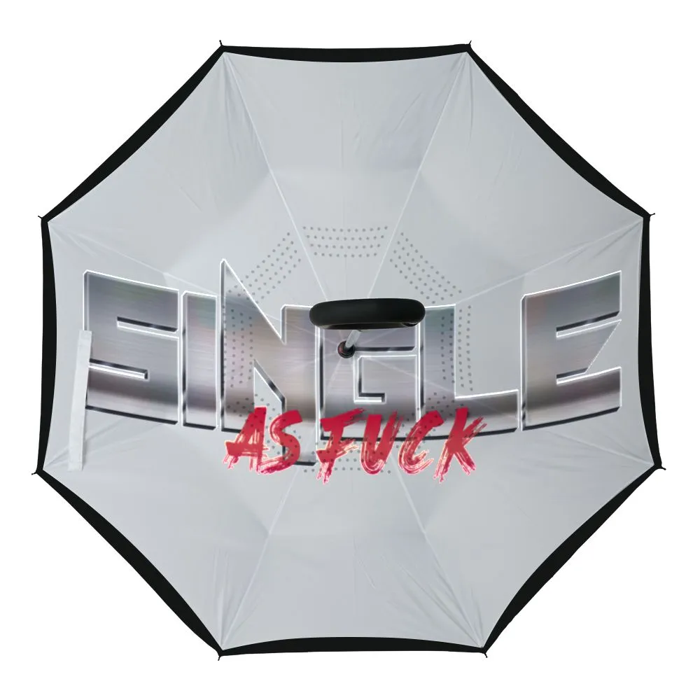 Reverse Car Umbrella with Inner Print – Windproof, Waterproof & Stylish