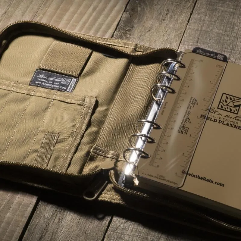 Rite in the Rain Standard Field Planner Starter Kit 8.5 x 7.25 Tan Cordura Cover