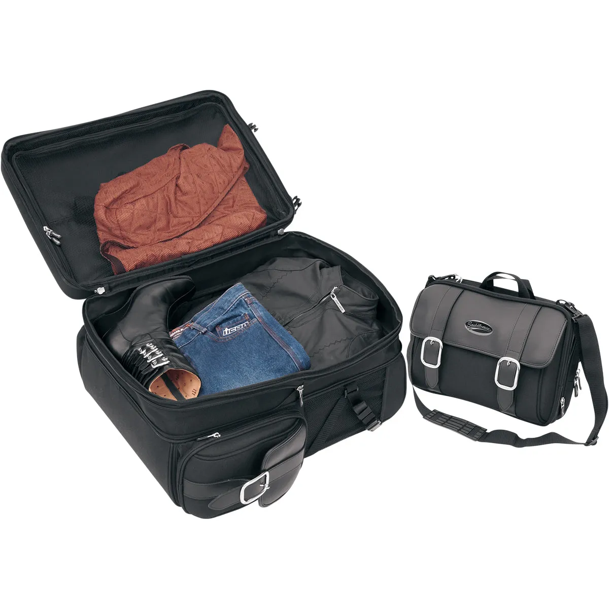 SADDLEMEN S3200DE Deluxe Sissy Bar Bag