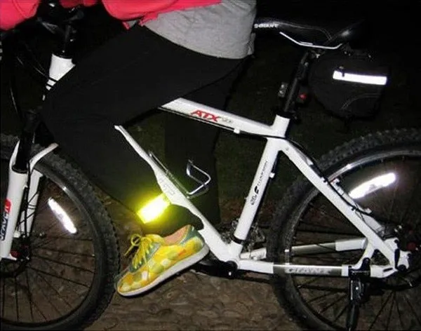 Safety Reflective Slap On Bands High Visible Leg Arm Wraps For Cycling Jogging Running