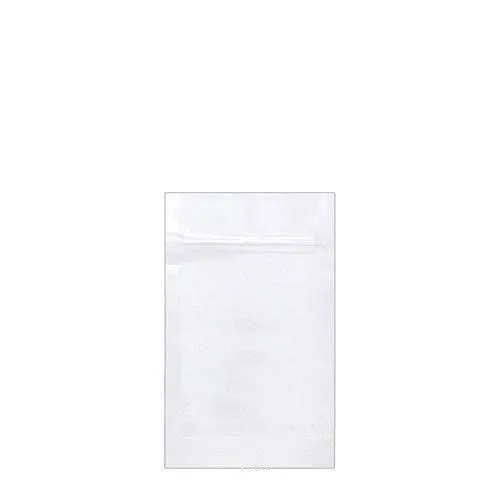 SAMPLE of Mylar Bag White/Clear 1/4 Oz - 7 Grams - 4" x 6.5" - (1 Count SAMPLE)