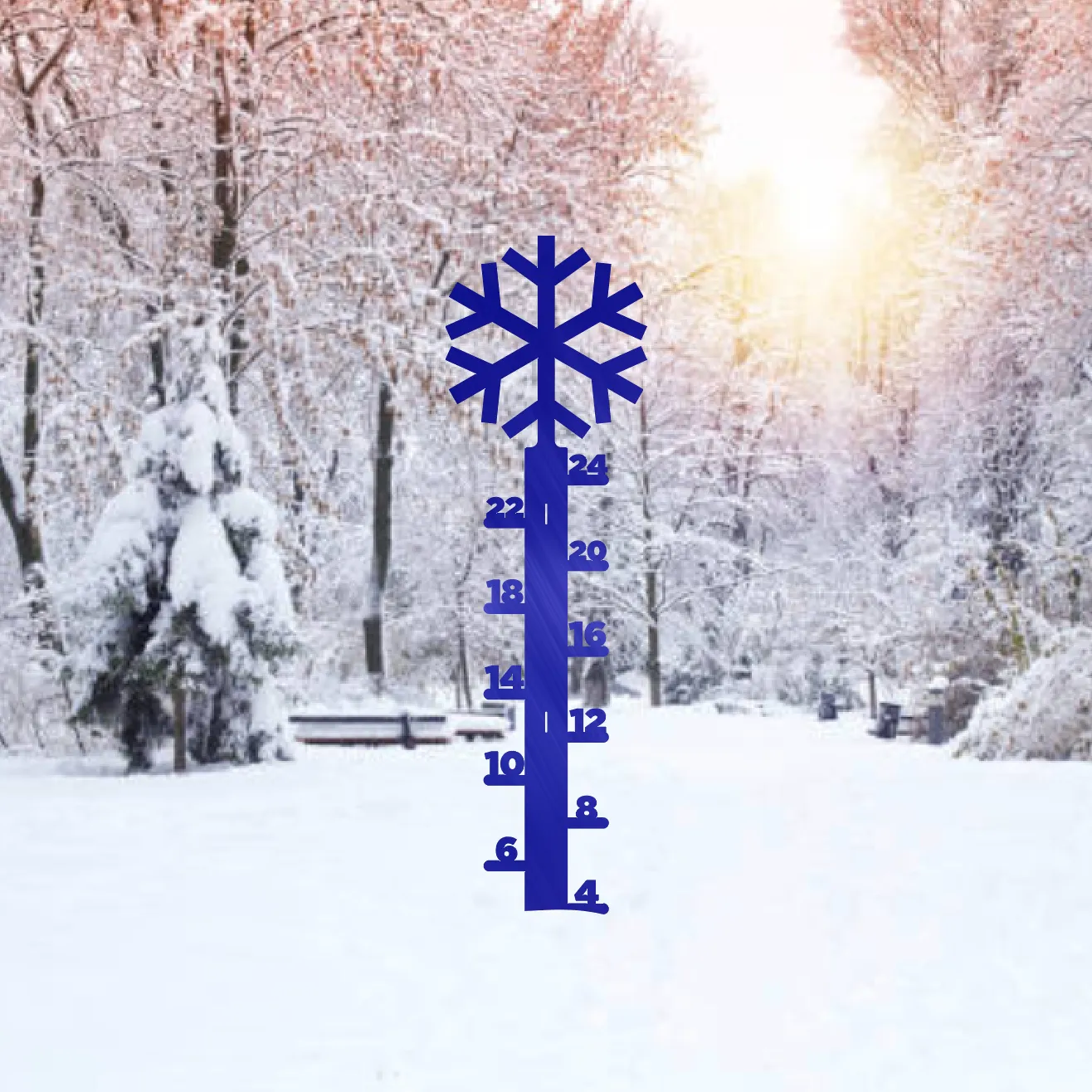 Snow Stake Gauge