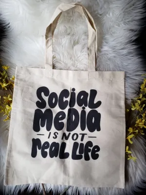 Social Media Tote Bag