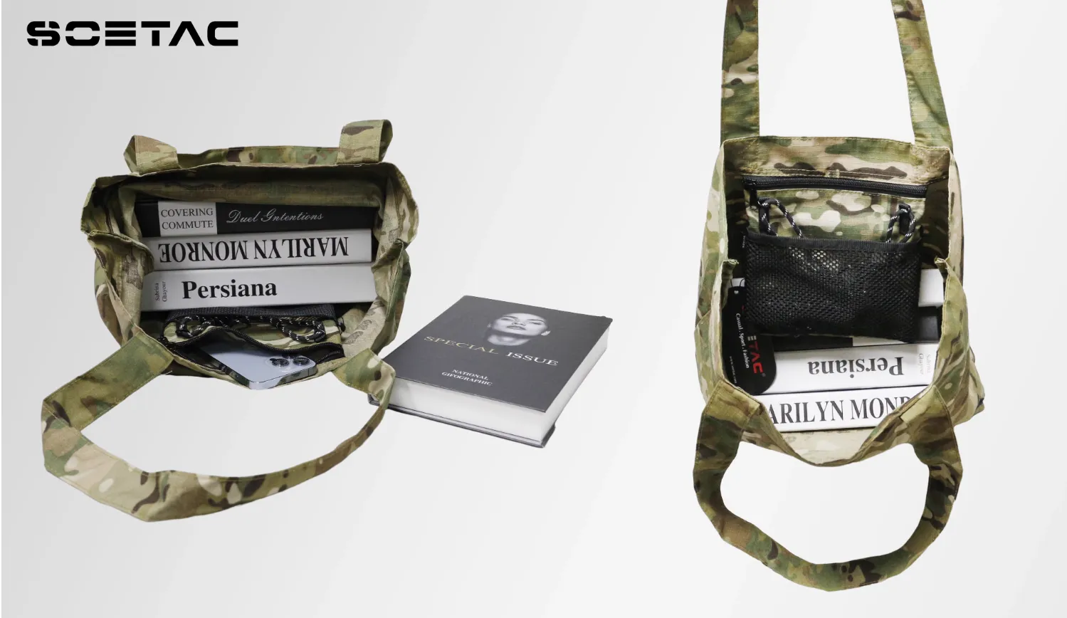 Soetac compact Nylon Tote Bag