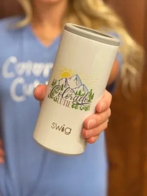 Swig 12 oz. Skinny Can Cooler - Colorado Cutie