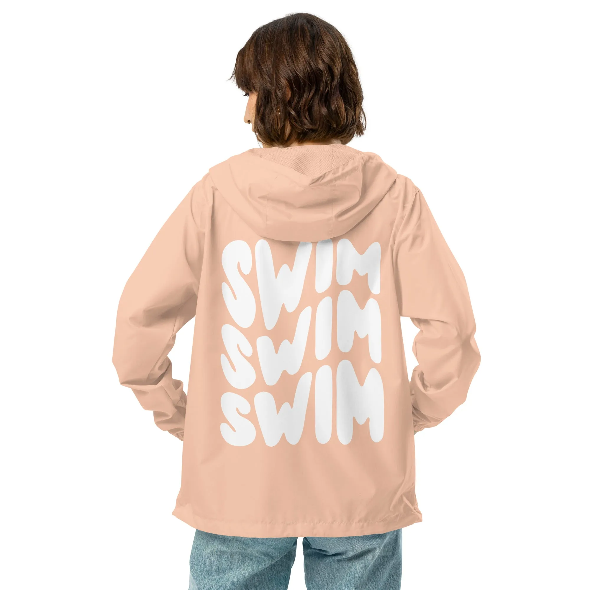 Swim Warp Unisex Lightweight Zip Up Windbreaker