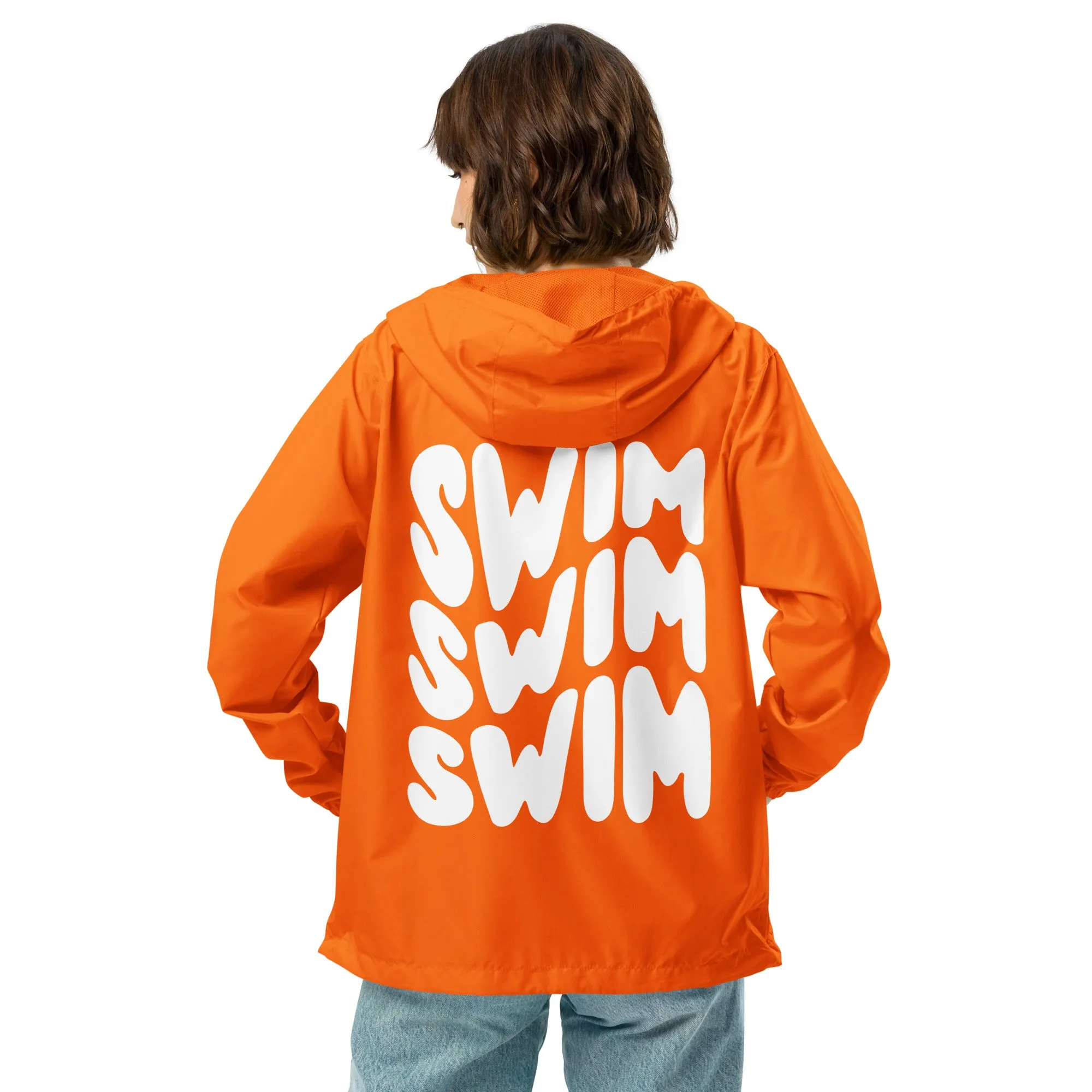 Swim Warp Unisex Lightweight Zip Up Windbreaker