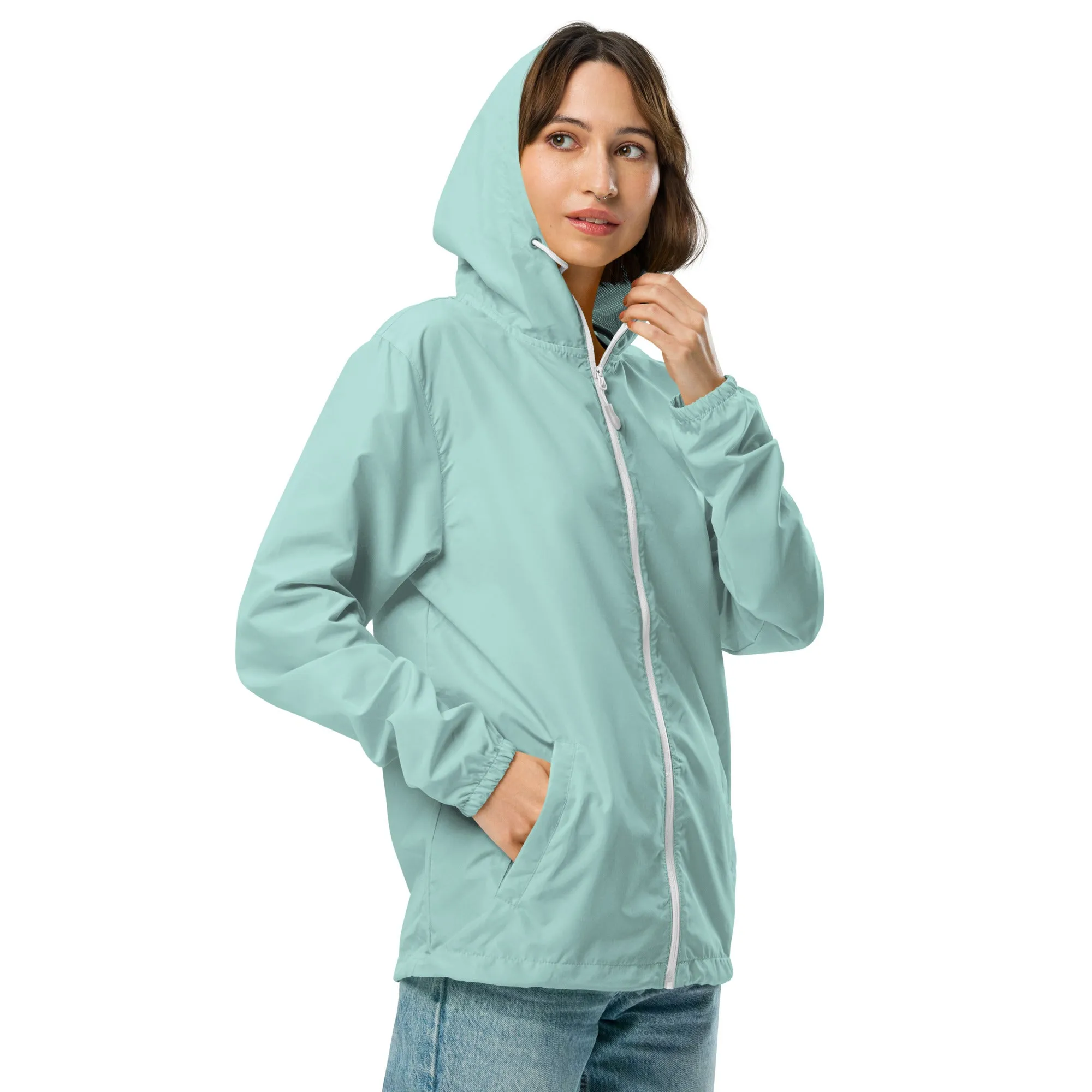 Swim Warp Unisex Lightweight Zip Up Windbreaker