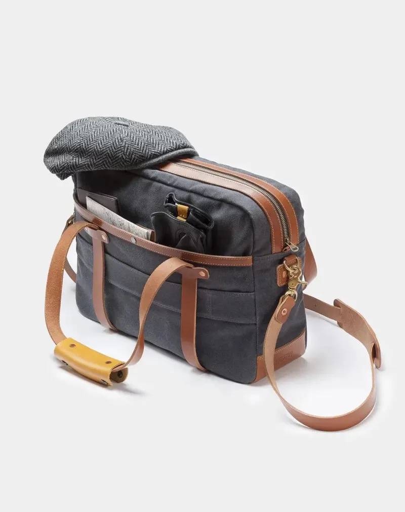 The 24H Travel Bag In Charcoal & Roasted