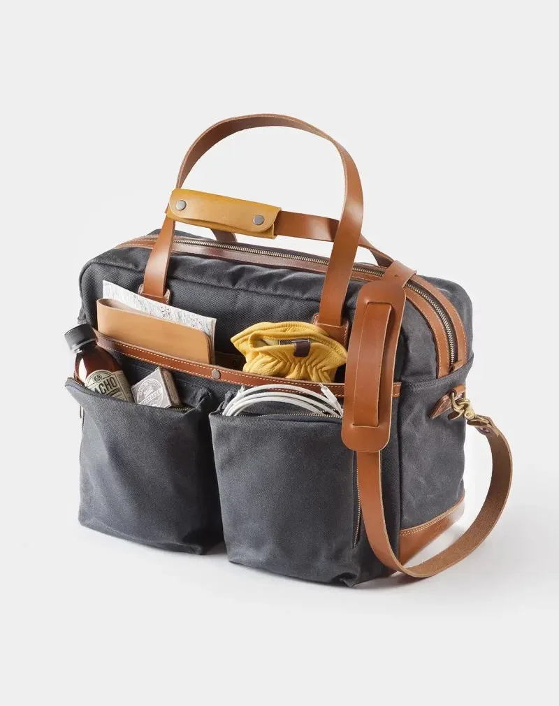 The 48H Travel Bag In Charcoal & Roasted