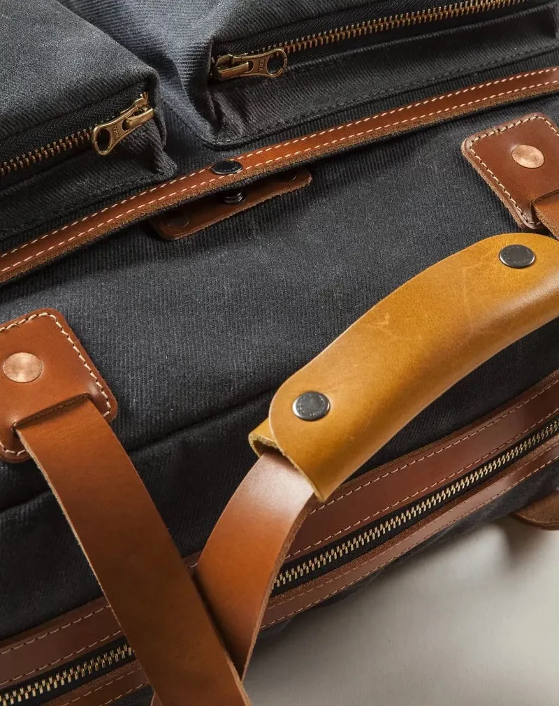 The 48H Travel Bag In Charcoal & Roasted