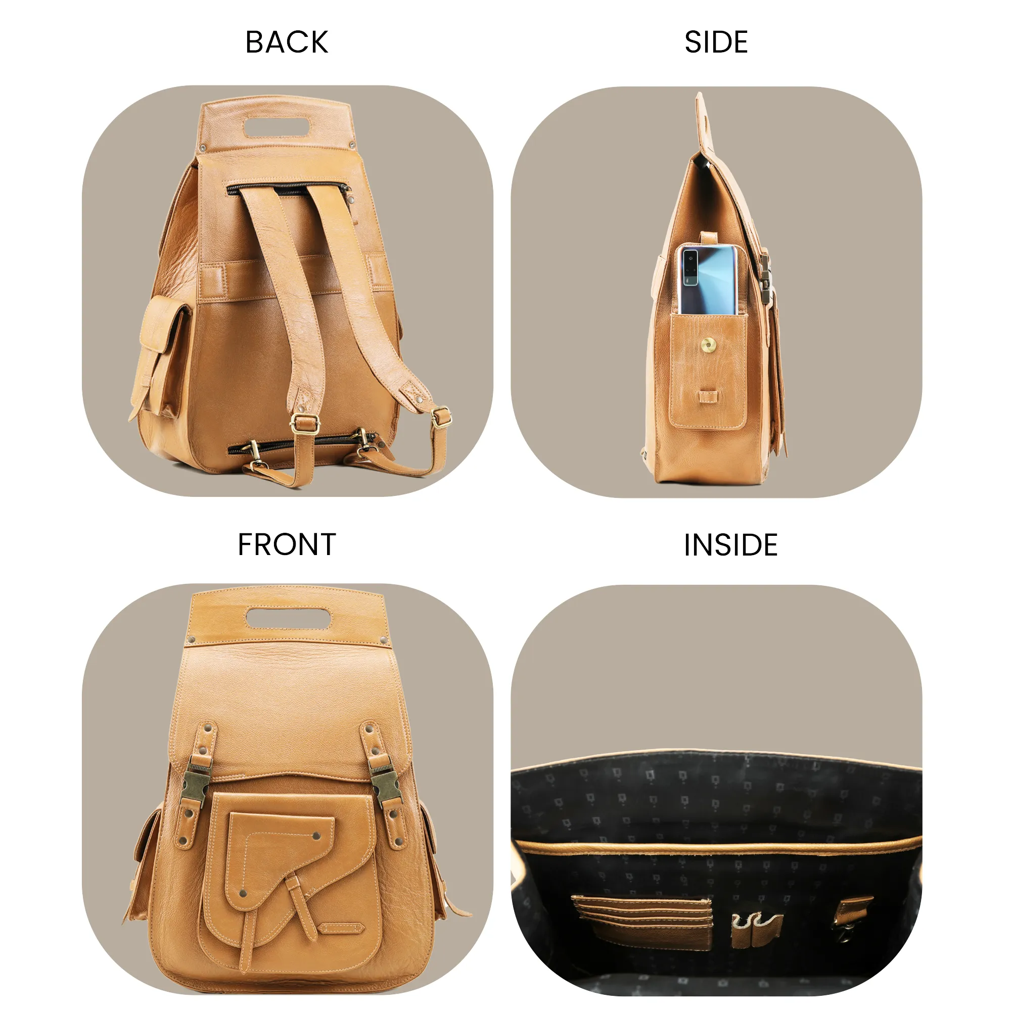 The Elegant Expanse Camel Brown