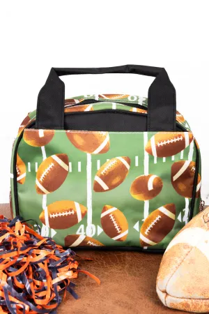 The Gridiron Insulated Bowler Style Lunch Bag