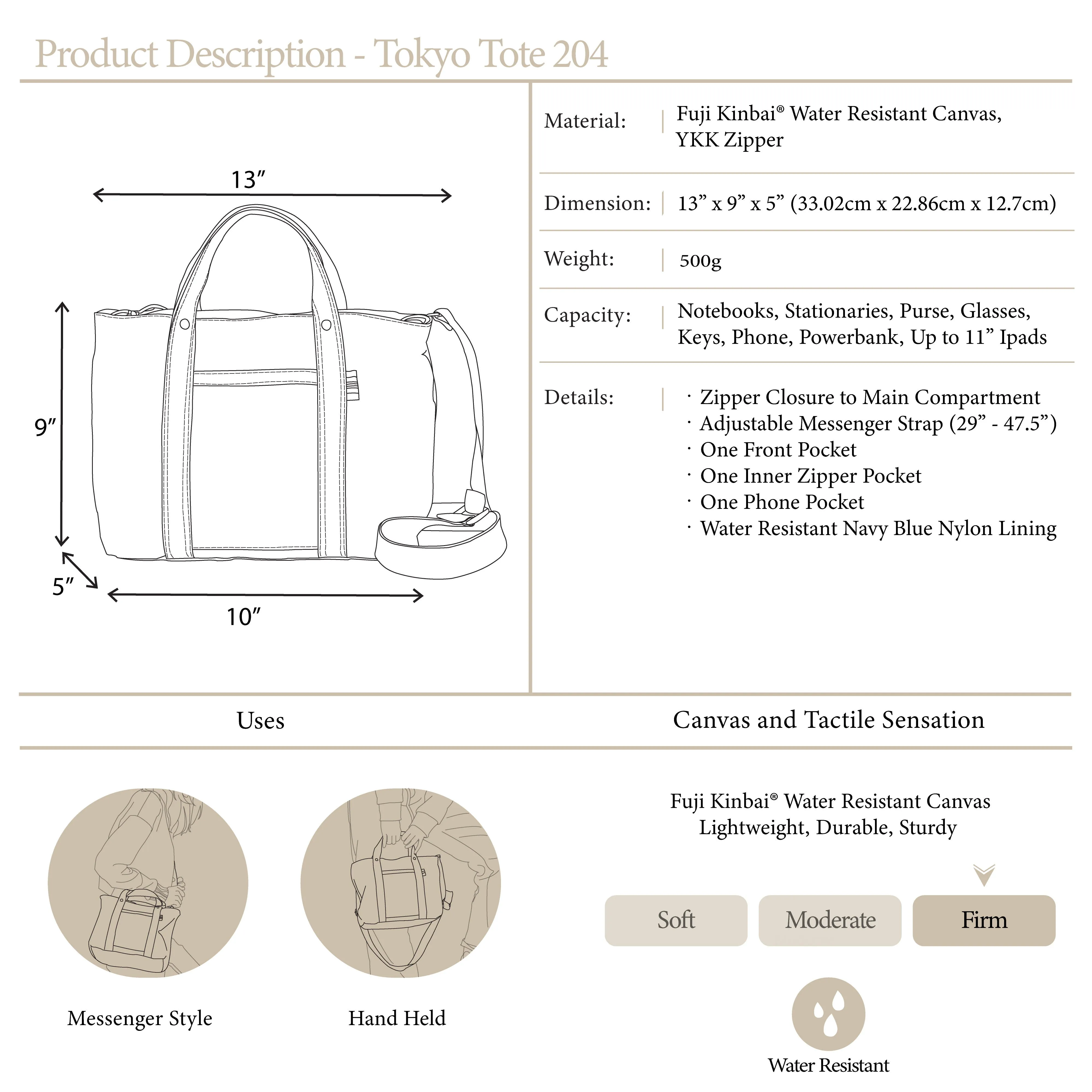 Tokyo Tote 204 Christmas Green | Tote & Crossbody Bag