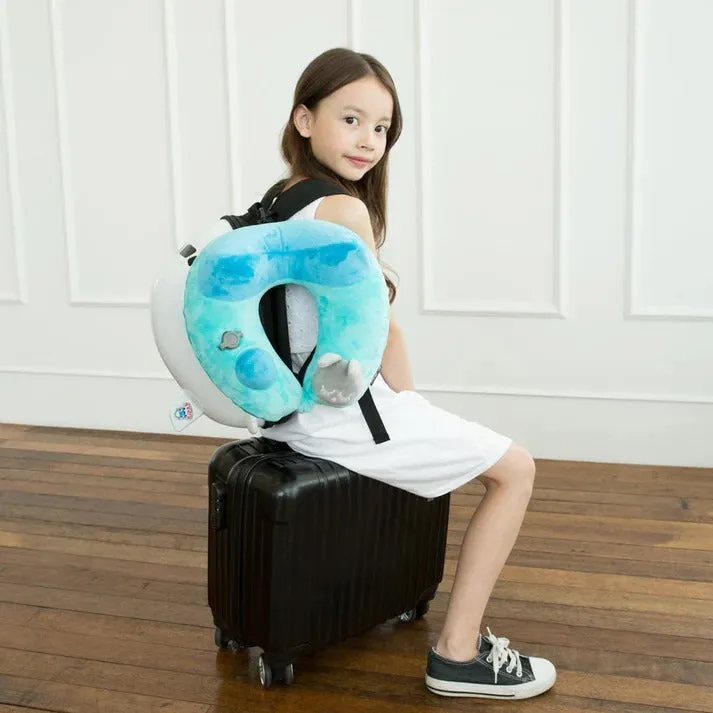 Travelmall 3D Inflatable Neck Pillow with Patented Pump - Rabbit