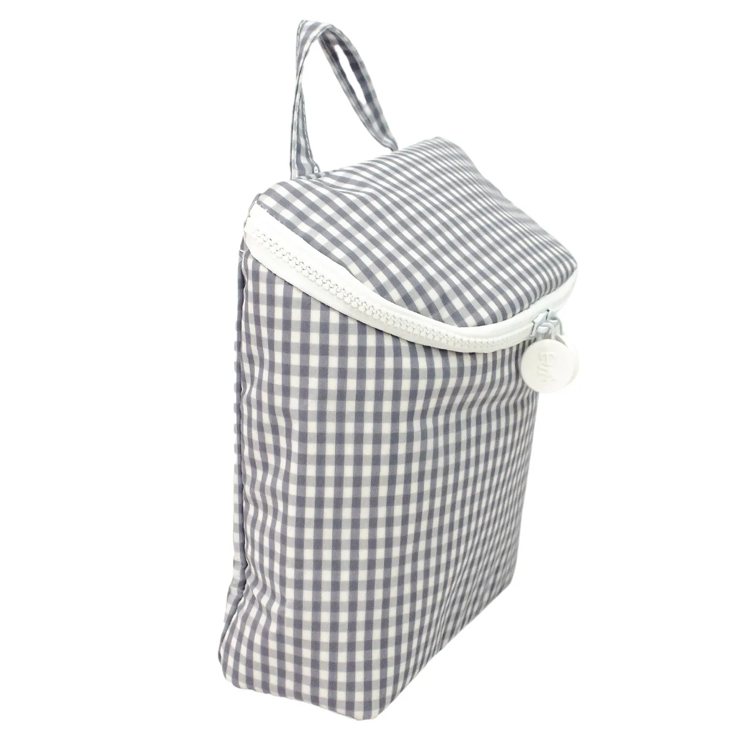 TRVL Design - Take Away- Insulated Bag - Baby Gift - Grey Gingham