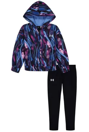 UA Full-Zip Hoodie Set(4-6x) - Girls