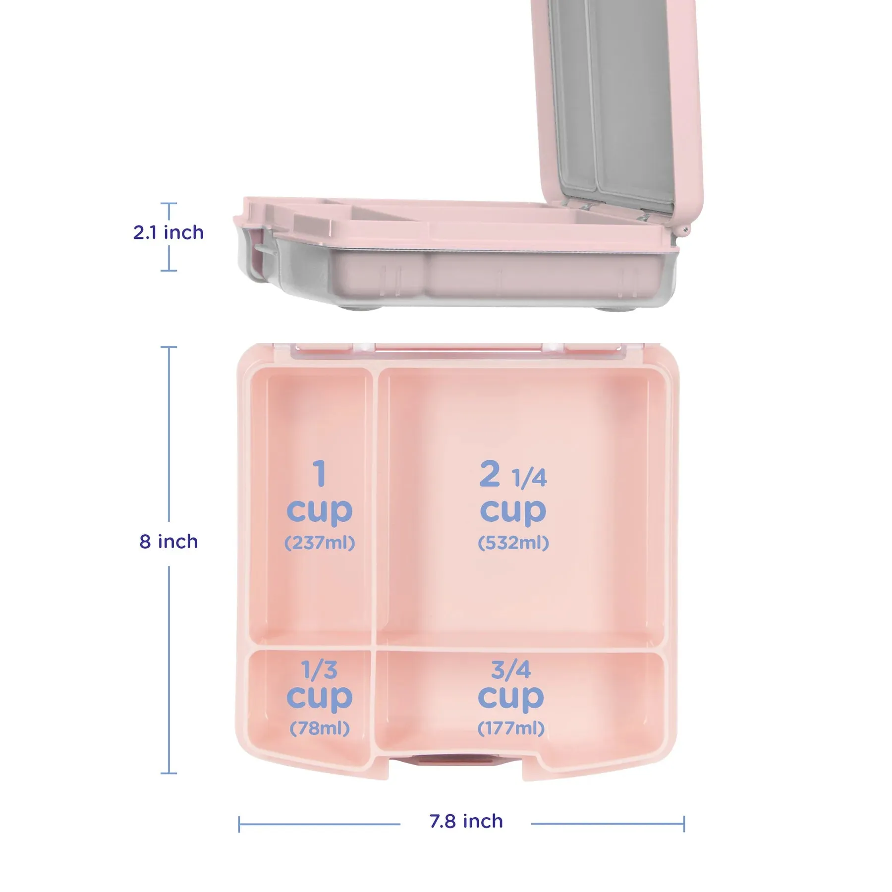 Ubbi Bento Box - Cloudy Blue