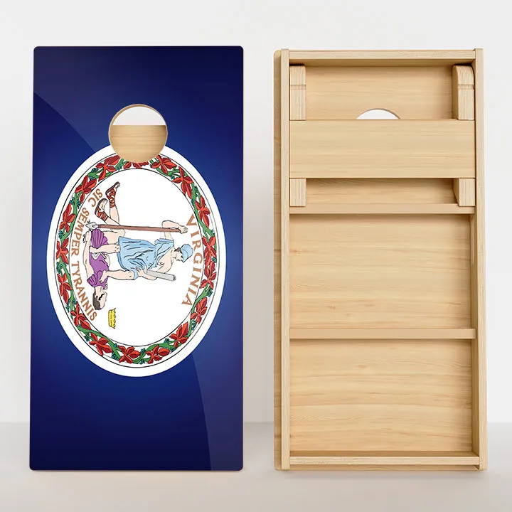 Virginia Flag Professional Cornhole Boards
