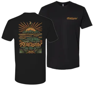 Wave Sunrise Tee (Black)