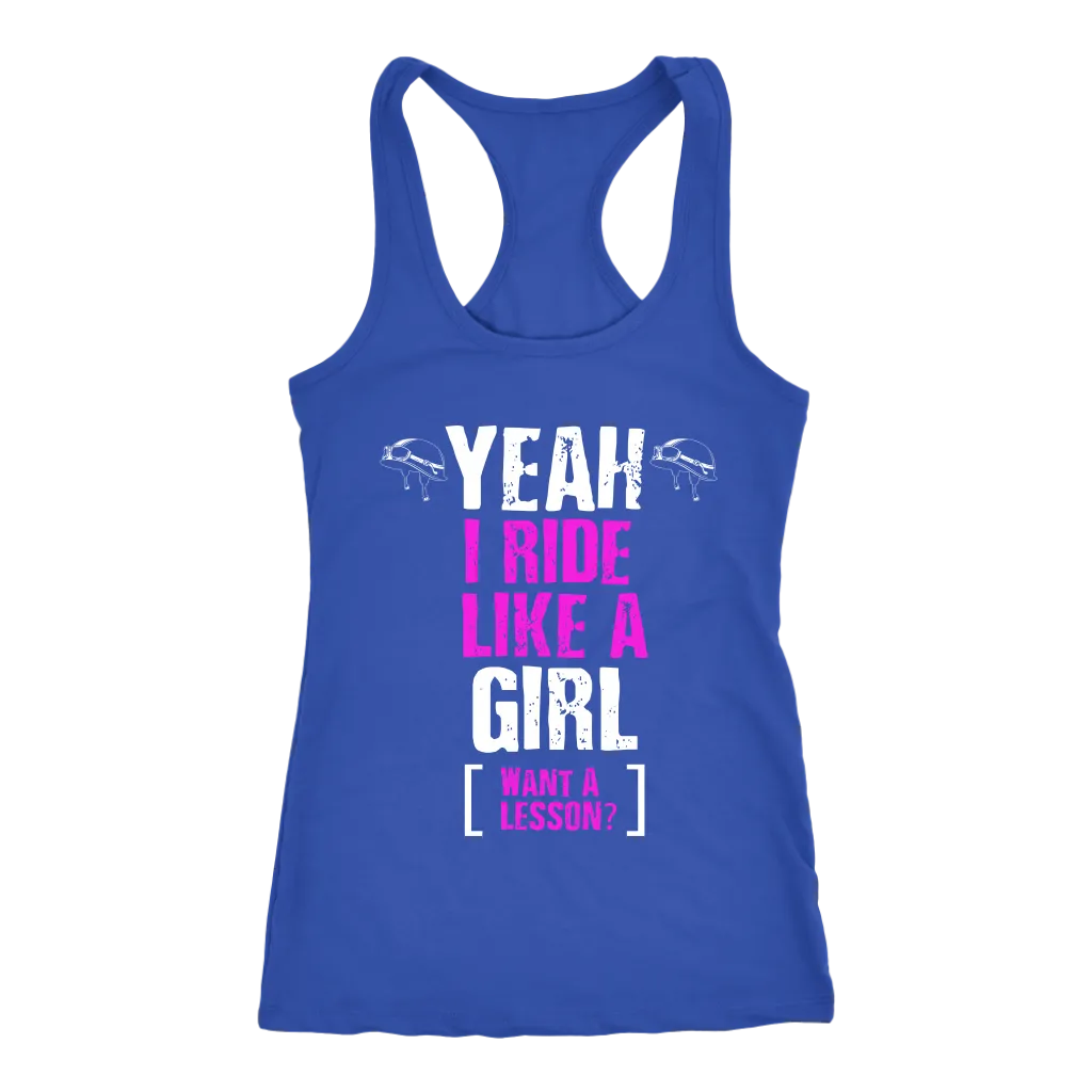 Women's Want A Lesson Racerback Tank