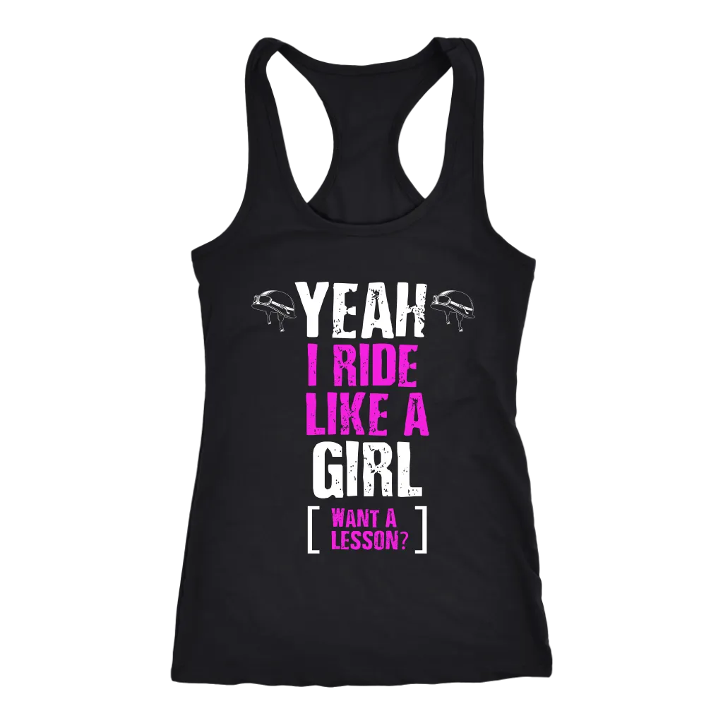 Women's Want A Lesson Racerback Tank