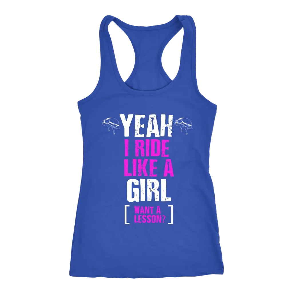 Women's Want A Lesson Racerback Tank