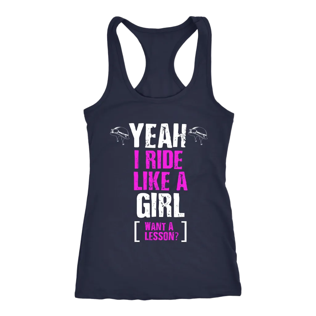 Women's Want A Lesson Racerback Tank