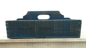 Wooden Garden Tool Box from Reclaimed Pallets
