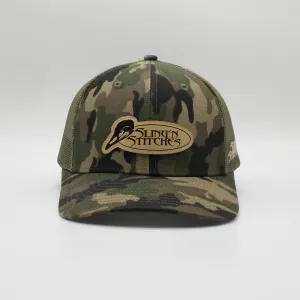 Woodland Camo Turkey logo patch snapback