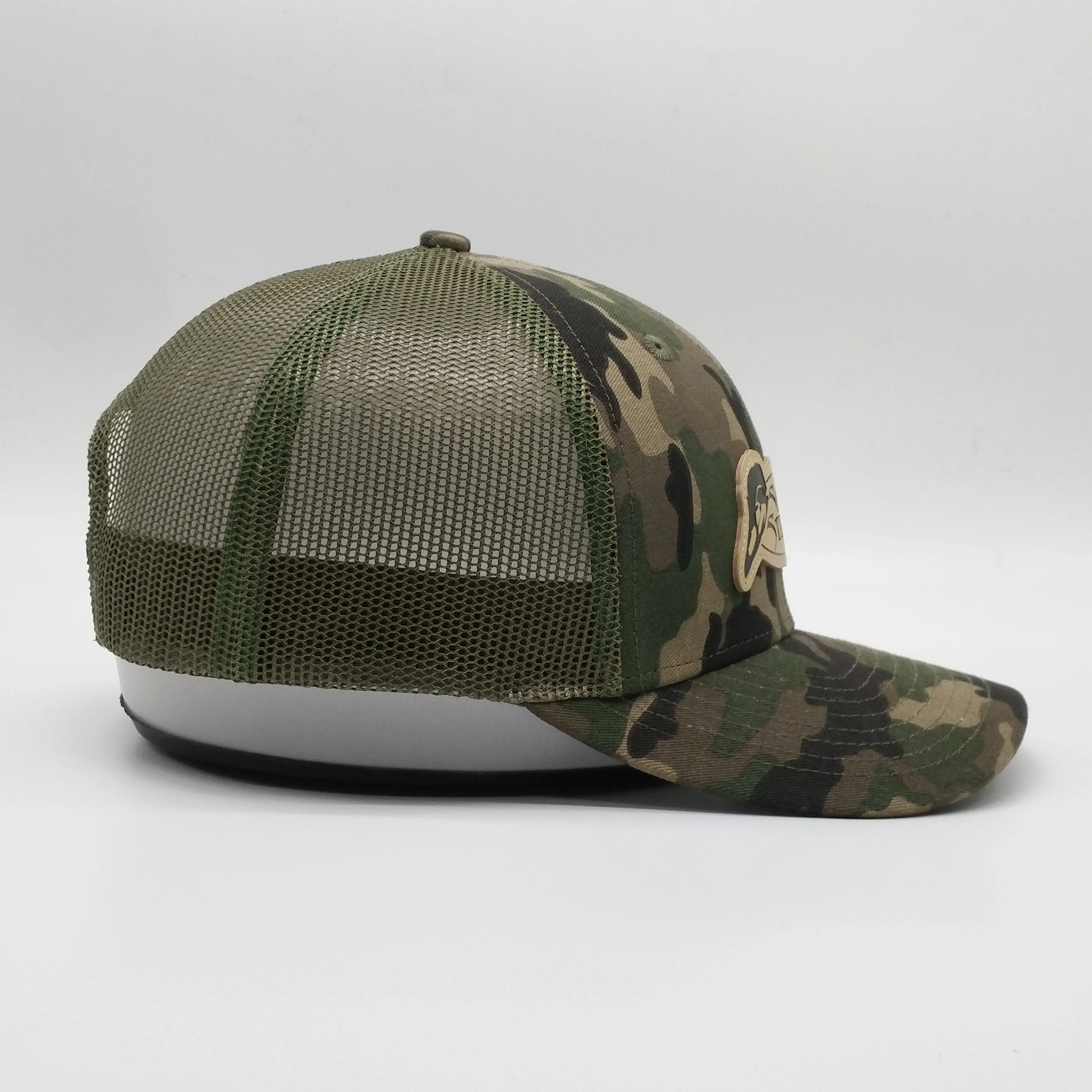 Woodland Camo Turkey logo patch snapback
