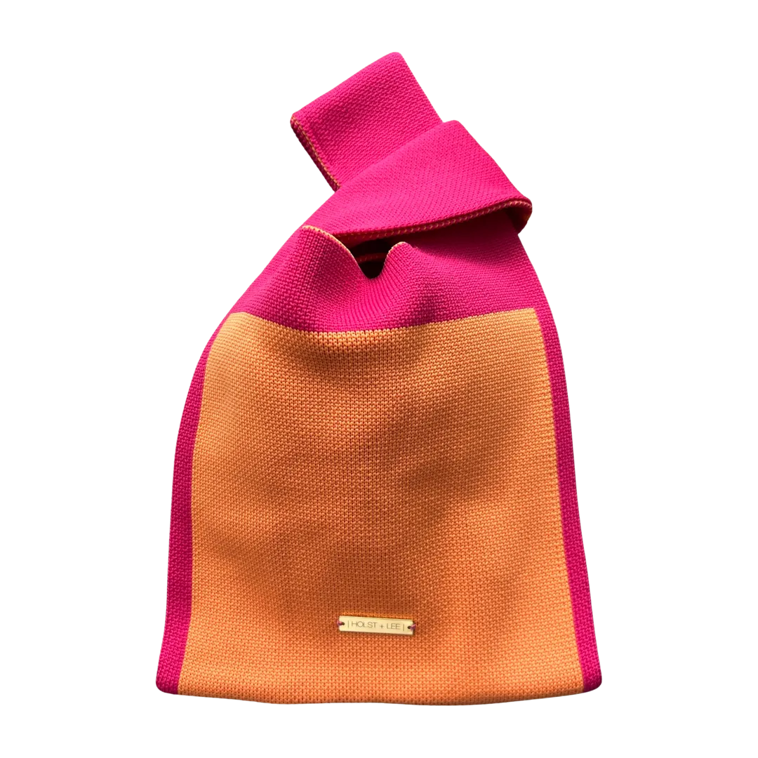 Wristlet Bag Orange/Pink