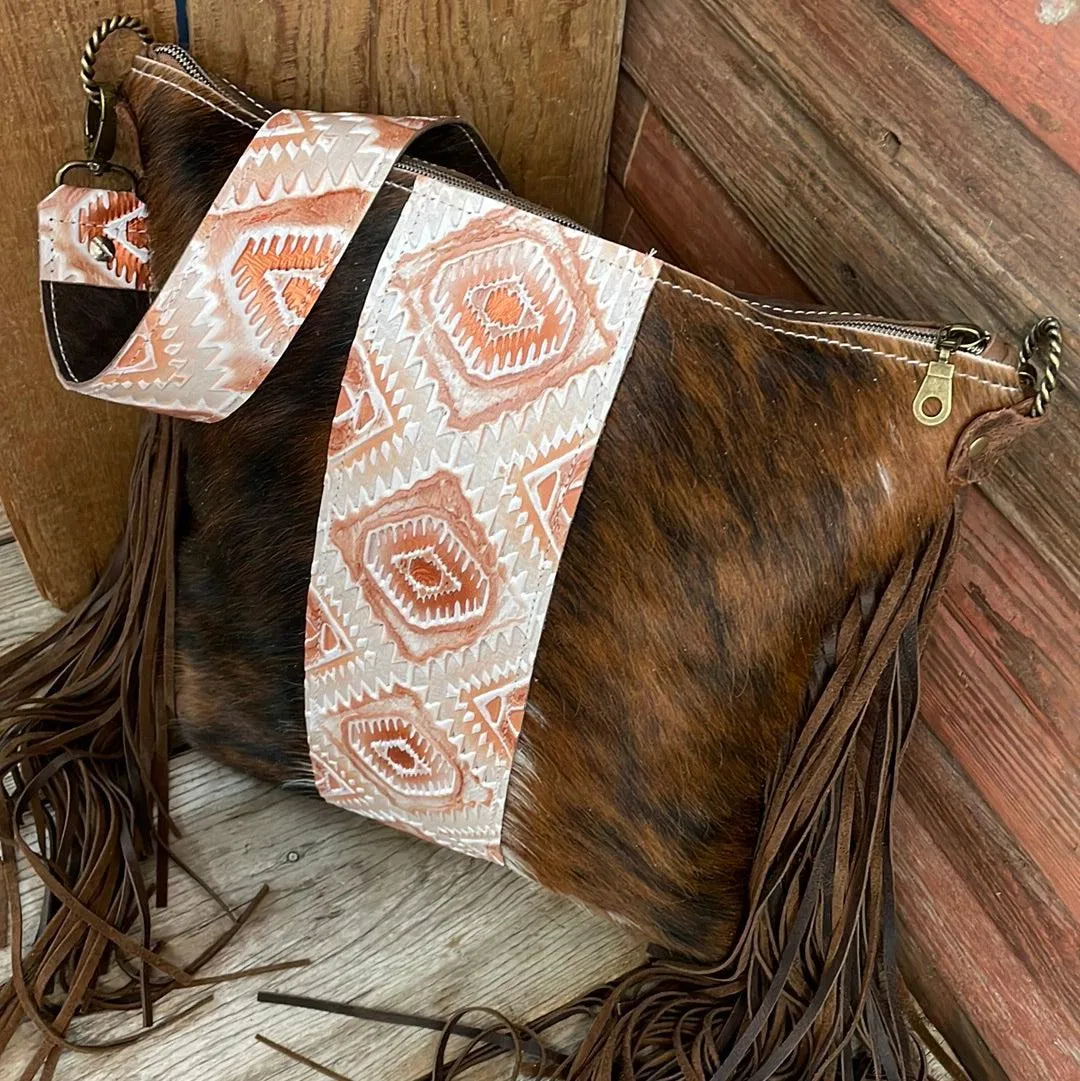 Wynonna - Tricolor w/ Copper Penny Aztec