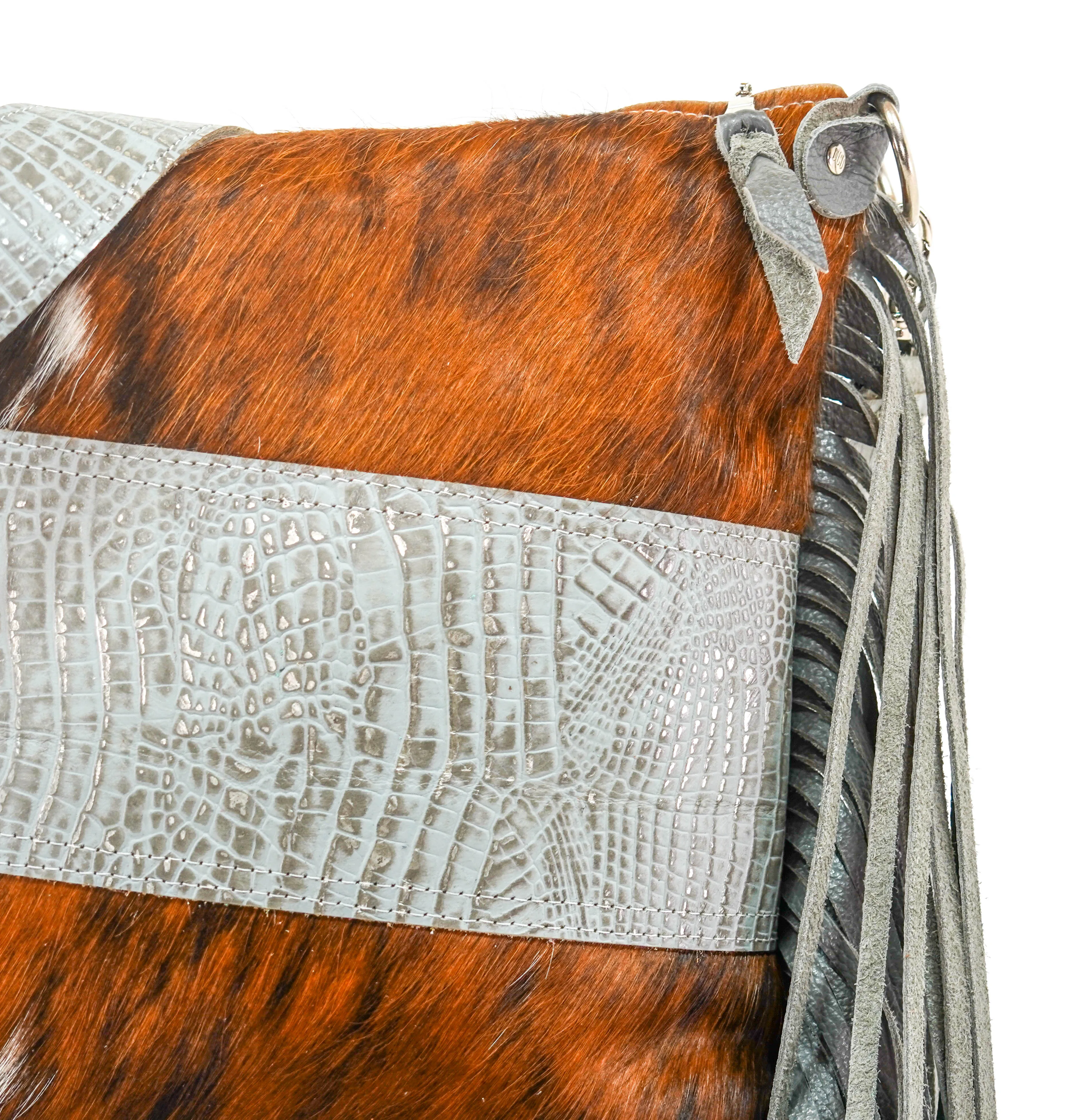 Wynonna - Tricolor w/ Sterling Croc