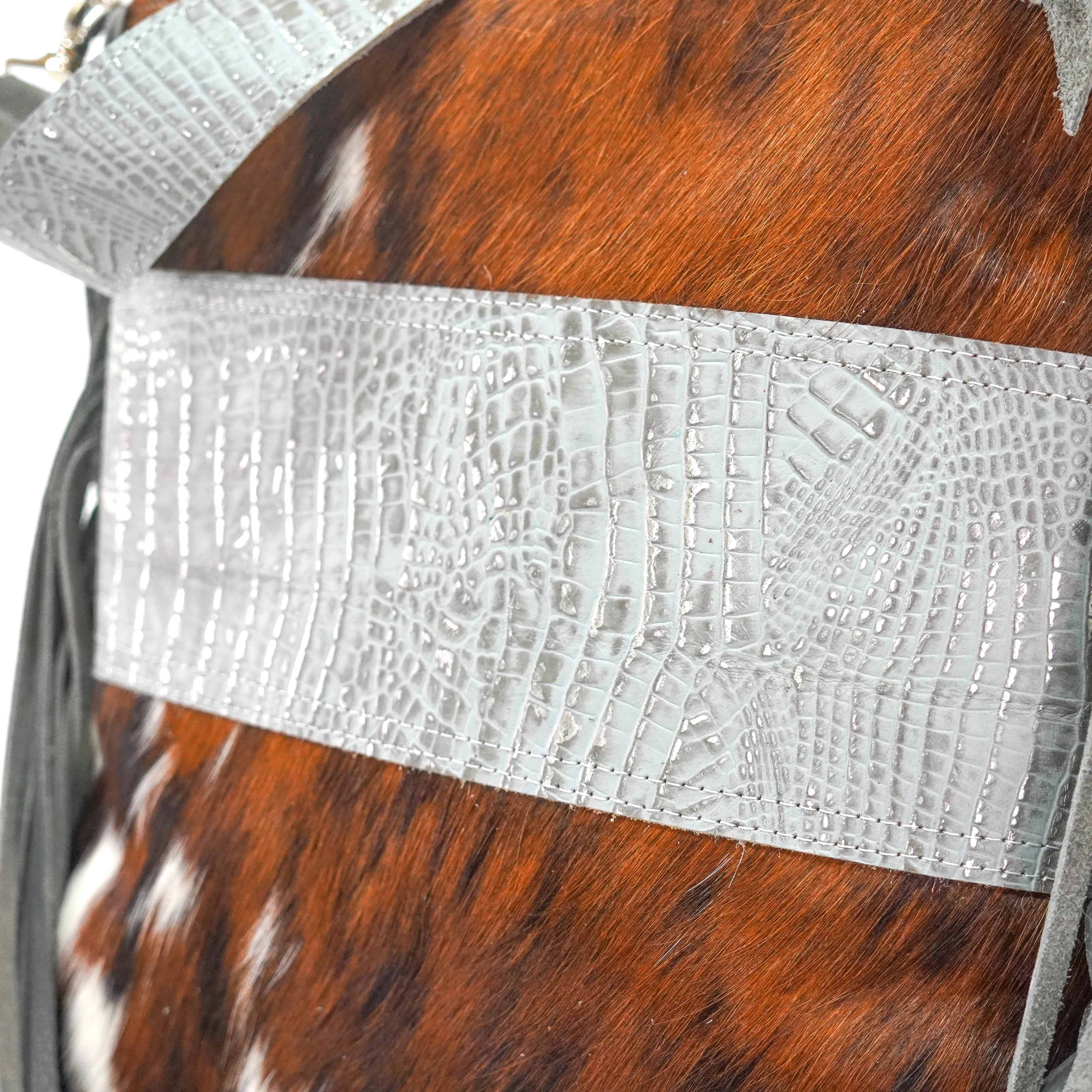 Wynonna - Tricolor w/ Sterling Croc