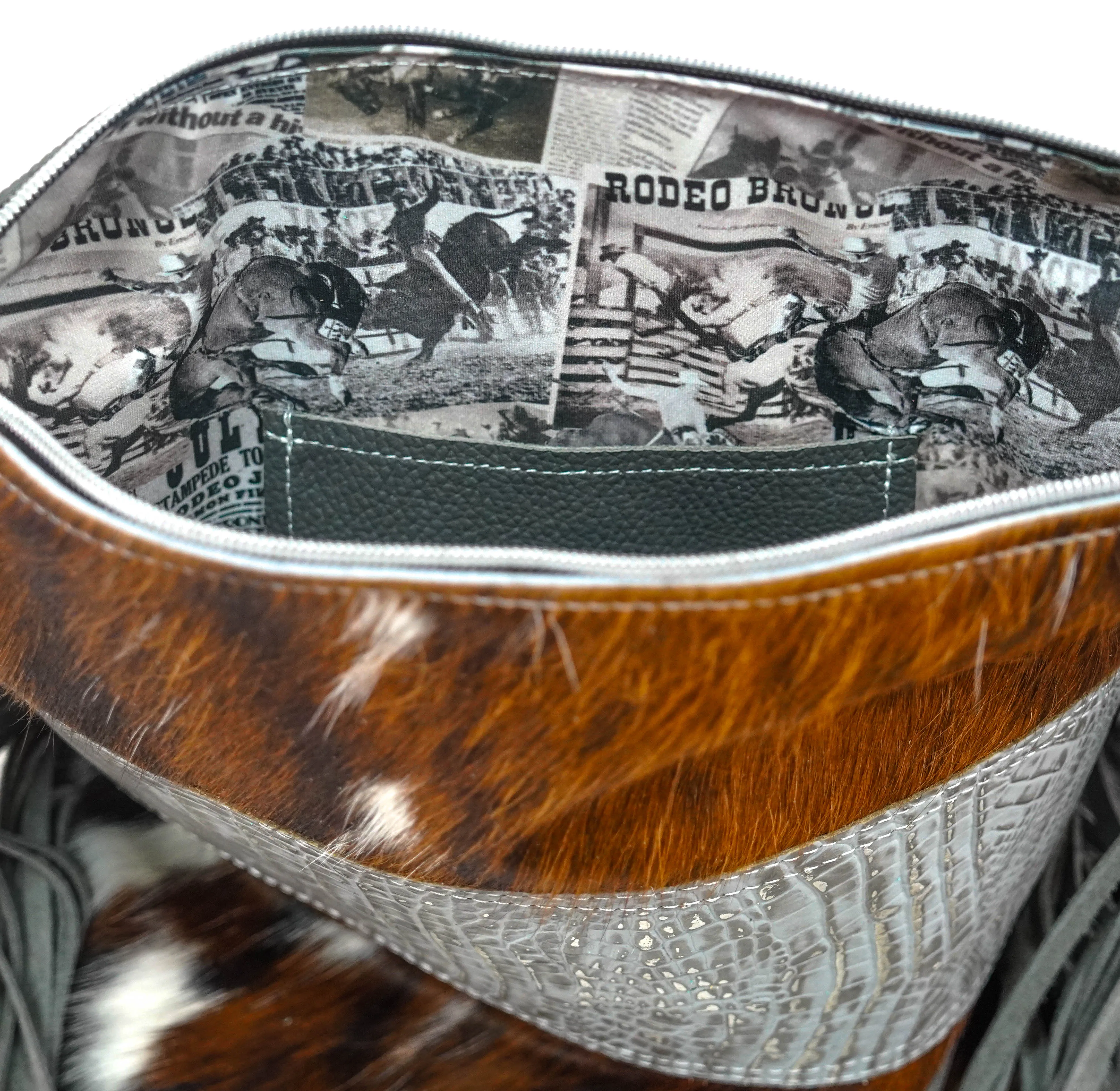 Wynonna - Tricolor w/ Sterling Croc