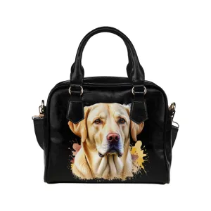 Yellow Labrador Shoulder Bag - Watercolor