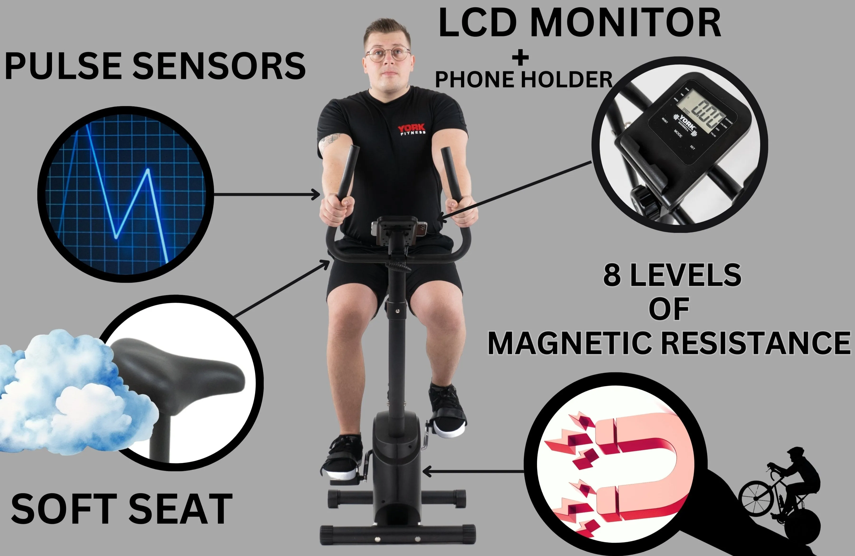 York Barbell HB1 Exercise Bike